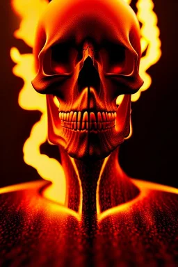 portrait of skull set in fire, cinematic lighting, photorealistic, ornate, intricate, realistic, detailed, volumetric light and shadow, hyper HD, octane render, unreal engine insanely detailed and intricate, hypermaximalist, elegant, ornate, hyper-realistic, super detailed --v 4