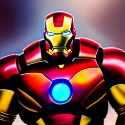 Ultra detailed fullbody Portrait in oil on canvas of Iron Man hulkbuster armor,intense stare,extremely detailed digital painting, extremely detailed face,crystal clear Big eyes, mystical colors ,perfectly centered image, perfect composition, rim light, beautiful lighting,masterpiece,8k, stunning scene, raytracing, anatomically correct, in the style of robert e howard and Ken Kelley and Ohrai Noriyoshi and Simon Bisley and tomzj1