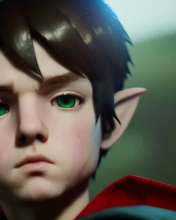 Close up photo 🧝♂🌘💪🏻 young male teen elf,high quality, very detailed, vfx,8k,4k,masterpiece, UHd,concept art, ,artstation,epic