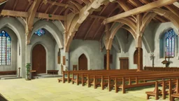 medieval church interior