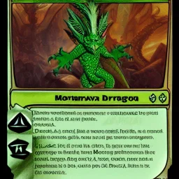Morvorax, God of Wealth, Power, and Corruption, an ancient green dragon