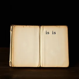 Un livre classique ancien blanc ntitulé Life is.