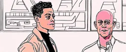 BREAKING NEWS: Rami Malek casted to play Sam Altman, recently ousted CEO in new HBO adaption “Fighting for AGI — The OpenAI Drama”, imperfection, natural lighting, cinematic, Anamorphic lens, deep depth of field,