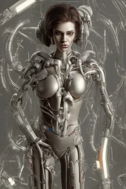 cyberpunk, black latex body, women, body portrai, highlight eyes perfect, skin, tron, cyborg, perfekt sexy, real, dream, hr giger