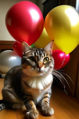 balloon cat