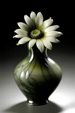 Vase med en blomst