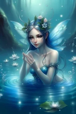 Beautiful water fairy