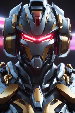 super robot with elements of Gundam, cool, gorgeous looks, anime, colorful outfit, highly detailed, sci-fi, futuristic, soft lighting, cinematic lightning, symmetrical, intricate, octane, bright color, 8k high definition, unreal engine 5, good pose, photo, sharp focus, ultra realistic, perfect anatomy, armor with glitter diamonds, jeweled skin, crystals, sapphires, ornate, white, translucent, silver