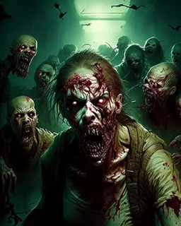 Slaughter human zombies