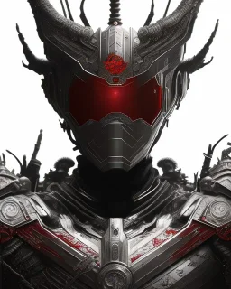 Detailed anime boy, dark brown hair, black and red dragon scale armour, intricate details, full body portrait, keep head in frame, slight smile, black Japanese motif, concept art, highly detailed, digital painting, concept art, sharp focus, illustration, art by Yoji Shinkawa, WLOP and greg rutkowski and alphonse mucha and artgerm and yanjun Chen and Junji ito and Makoto Shinkai, HDR, octane render