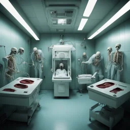 A horror-style operating room