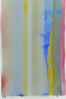 Abstract watercolour painting in the style of Agnes Martin