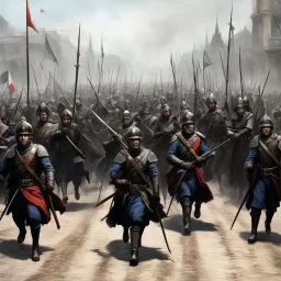 Aux armes, citoyens, Formez vos bataillons, Marchons, marchons ! Qu'un sang impur Abreuve nos sillons !