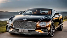 A luxurious (((fusion of a bentley and Chiron))), its sleek contours and opulent details blending seamlessly together