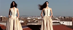 woman on the rooftop by alexander mcqueen