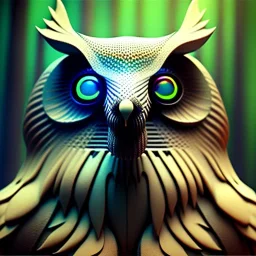 intricate details, realistic, octane, unreal engine, portrait, natural lighting,zoomed out + portrait, volumetric lighting, shiny,extreme detail, Photorealism, High detail, Hyper realistic Owl in forest, macro lens blur,abstract paint, sharp,ef 85mm 5.6, focus, trending by artstation