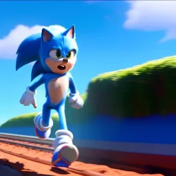 sonic races the subway