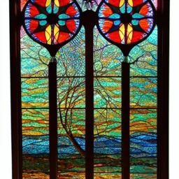 dreamcatcher Stained glass window