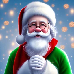 Santa Clause, portrait, detailed, 8k resolution, warm light