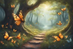 Come along with me, And the butterflies and bees, We can wander through the forest, Come along with me To a cliff under a tree, Where we can gaze upon the water As an everlasting dream, We'll still want to be With the butterflies and bees, And living so merrily , I'll be here for you always