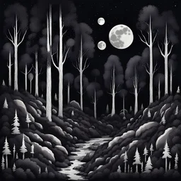 Lunar forest