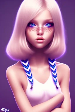 girl, cute, beautiful, blonde hair, long hair, blue eyes