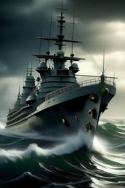 naval vessel, battleship, world war 2, the Bismark, the Hood, battling ships, horizon, Jupiter