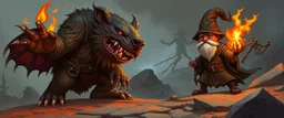 fire drop bear gnome goblin rock priest