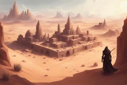 DND Style abondend desert city