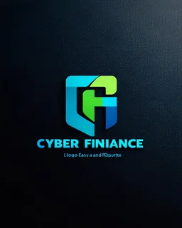 Cyber Finance logo Simple, easy and beautiful logo