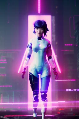 portrait, Asian cyborg woman, ghost in the shell style :: symmetry photography, cyberpunk, pink hair, makeup, long line eye, light iris, :: black samurai armor, japanese traditional pattern, wires and circuits, pink, white, black :: cinematic, Ultra realistic, dark scene, soft color, highly detailed, unreal engine 5, RTX, ultra detail, 3d, finely drawn, high definition.