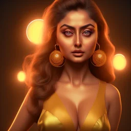 actress namitha, by Mahmoud Sai, Cartographic, Circuitry, Golden Hour, Closeup-View, 16k, Lumen Global Illumination, Diffraction Grading , diamonds , jwellery
