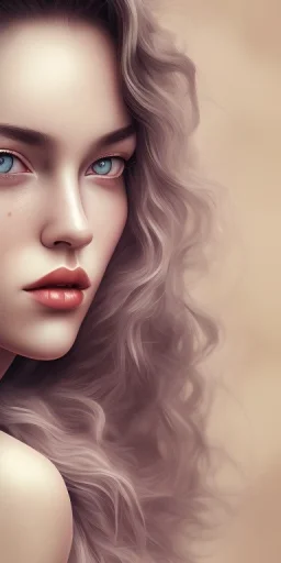 complete detailed body picture sitting in sófa of Realistic girl photo, medium hair, curly hair, golden gray hair, black eye, 16k resolution, super hd