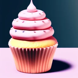 pink cupcake