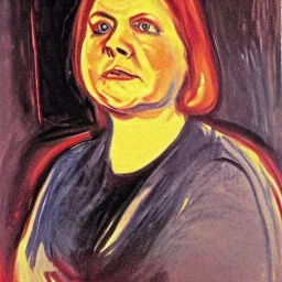 Pprtrait of Erna Solberg by Edvard Munch