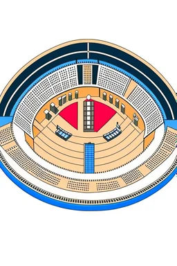 Elliptical theater scheme