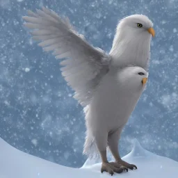 snow OWL EAGLE