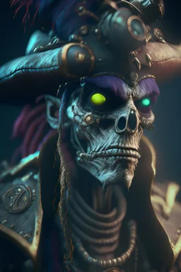 Pirate alien ,16k, octane effect, unreal engine, cinema 4d, POTRAIT