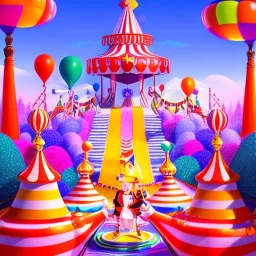 offrecord, ringleader, Arthur Kulkov face shot, front, handsome, circus, male, Yamada Akihiro artwork, Russian, lisa Frank fantasy, detailed matte painting, Golden hour, interesting detailed storybook fantasy