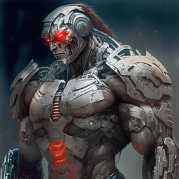 Cyborg Spartan warrior from 2190