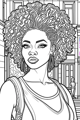 Teen coloring book: Empowering Art For Teenage girls