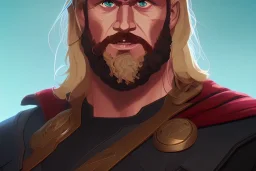 Portrait of Thor by Jake Bartok