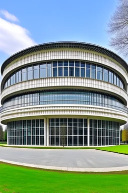 Theater in an oval-shaped building