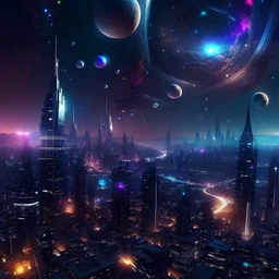 Create a Galaxy city