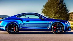 third generation Bentley Continental GT by its overall design. The front bumper seems to be derived from the BMW M3 (F80) and BMW M4 (F82/F83), while the headlights were most likely taken from modern Porsches, such as the Porsche 991. The tail lights and rear chrome trim might be based on the Lagonda Taraf. , Armored, 4K, Ultra Detailed