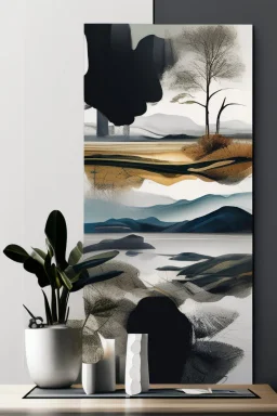 ART76 - Landscape Prints. Get your hands on our exclusively designed wall decor that provides a dynamic feature to your living room decor. Furthermore, our wall art adds soul to your space. The best part about putting wall art prints in your living room is that they reflect your taste. Marrutt 230gsm Archival Matte Photo Paper ensures premium quality print output and can keep its good condition intact for decades. For some designs we print on Premium Satin/Oyster paper to stand out and