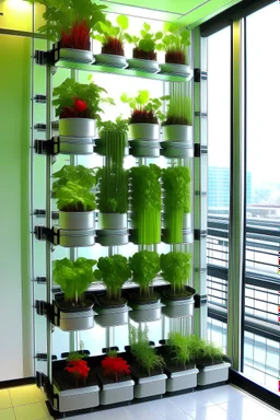 vertical window farm system
