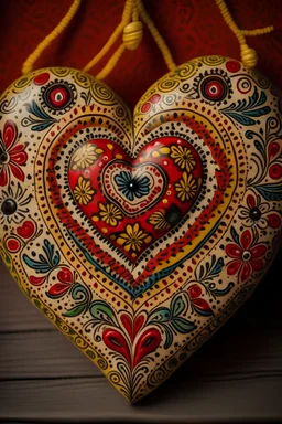 Folk Art Heart