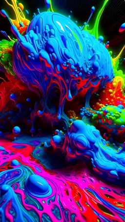VRAY, OCTANE RENDERED, VERY DETAILED, INTRICATE, WHIMSICALultra realistic, crazy detailed, digital image, octane render, colors, psychedelic art, bubbling liquids, hyper realistic digital art, happy colors dariusz zawadzki, on a canva, black light, 🎨🖌️, soft colore, connectedness, neo expressionism, 1968 psychedelic, garish, imaginfx, internet art