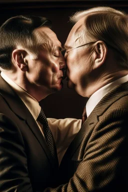 4K full details, photo, Vladimir Putin kissing Hitler, the Russian president is in the middle of a fight.